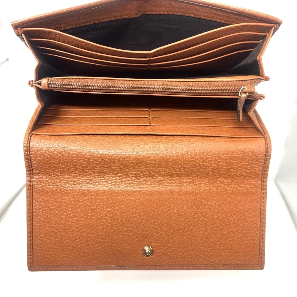Gucci Soho leather wallet brown good condition - Picture 8 of 12